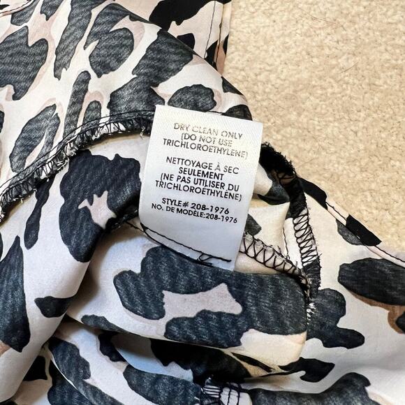 Nanette Lepore Leopard Print Flowy Top Size Small Dressy Chic - Picture 9 of 11